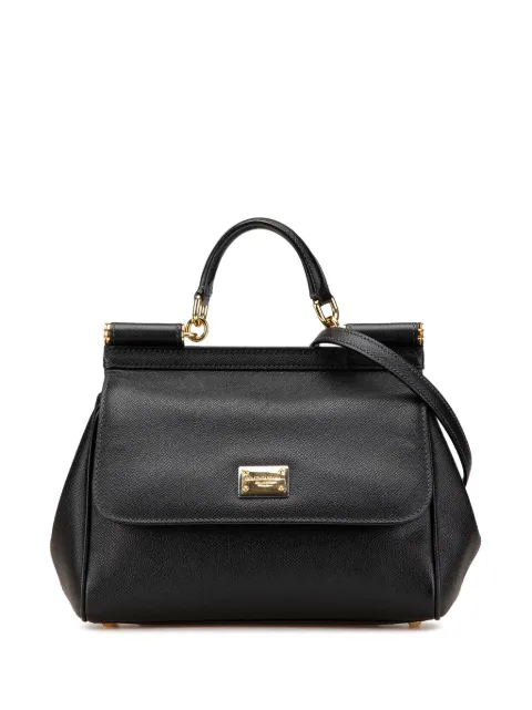 Dolce & Gabbana Pre-Owned 2010-2024 Medium Leather Miss Sicily satchel