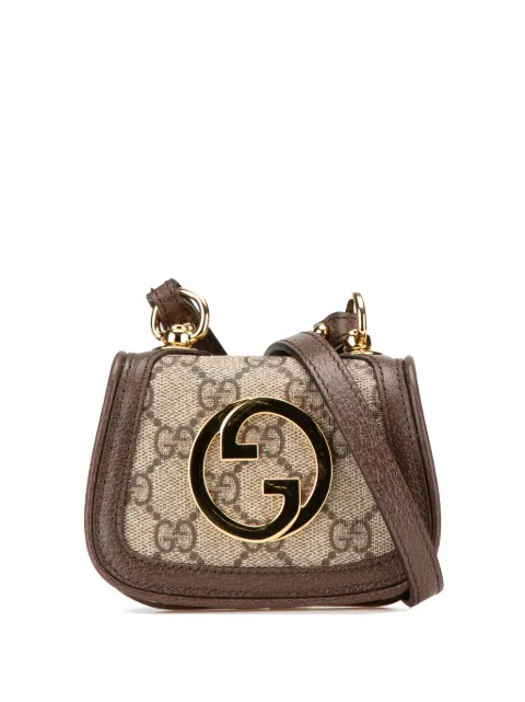 Gucci Pre-Owned 2016-present GG Supreme Blondie Card Case on Strap crossbody bag