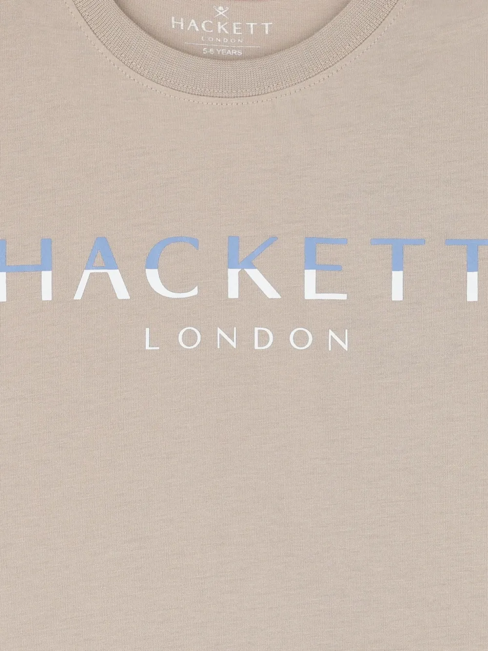 Hackett Kids T-shirt met logoprint Beige