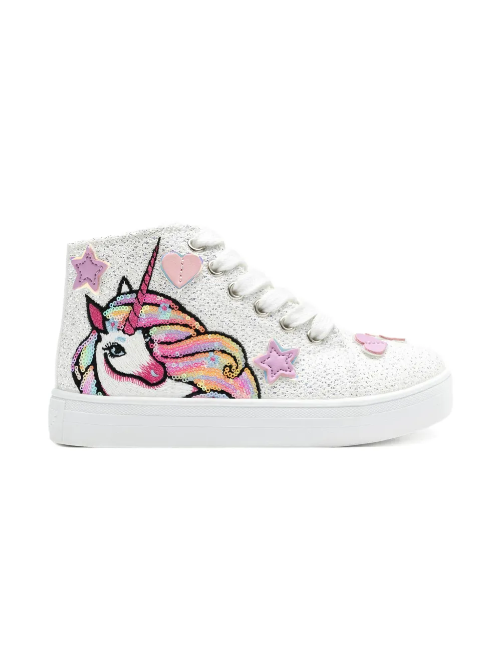 Lelli Kelly Sneakers verfraaid met pailletten Wit