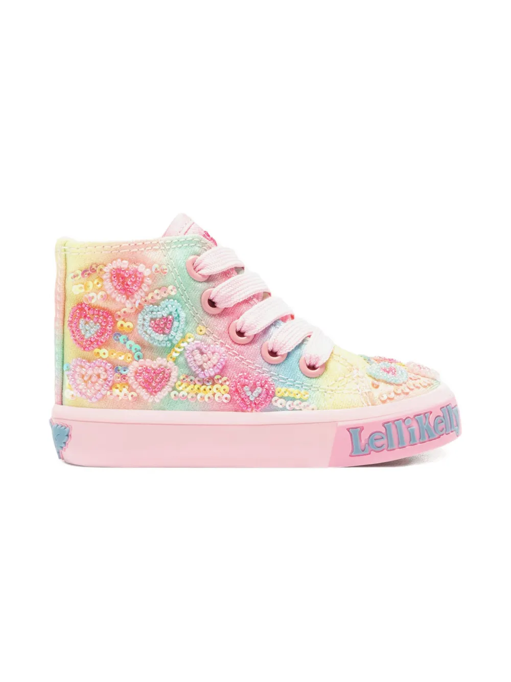 Lelli Kelly sequin-embellished sneakers Roze
