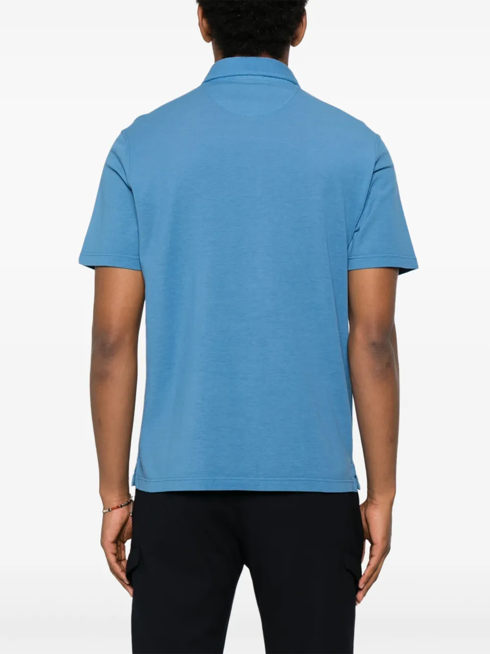 Fedeli piqué polo shirt - Blauw