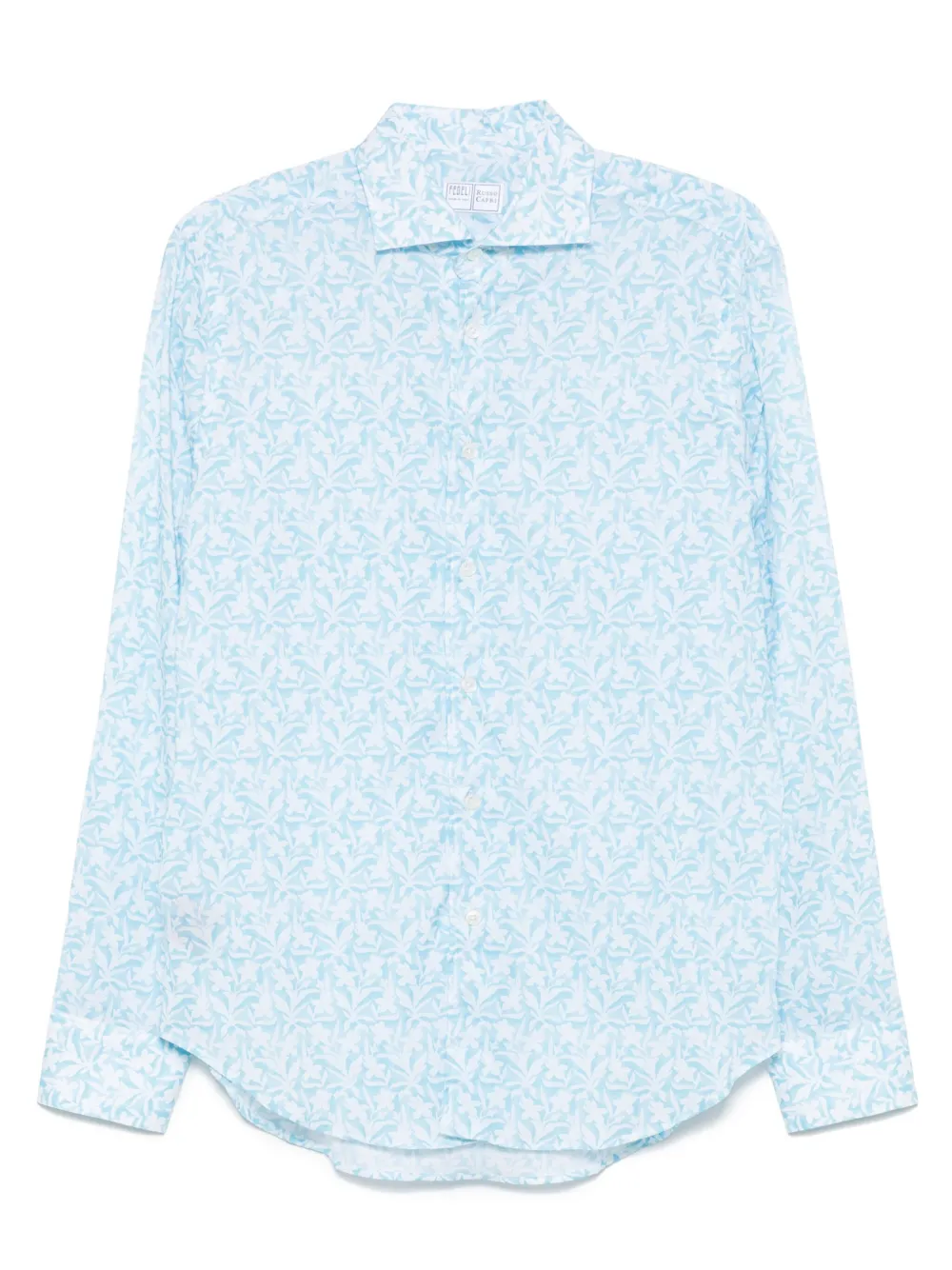 Fedeli floral-print shirt | Blue | Image 1