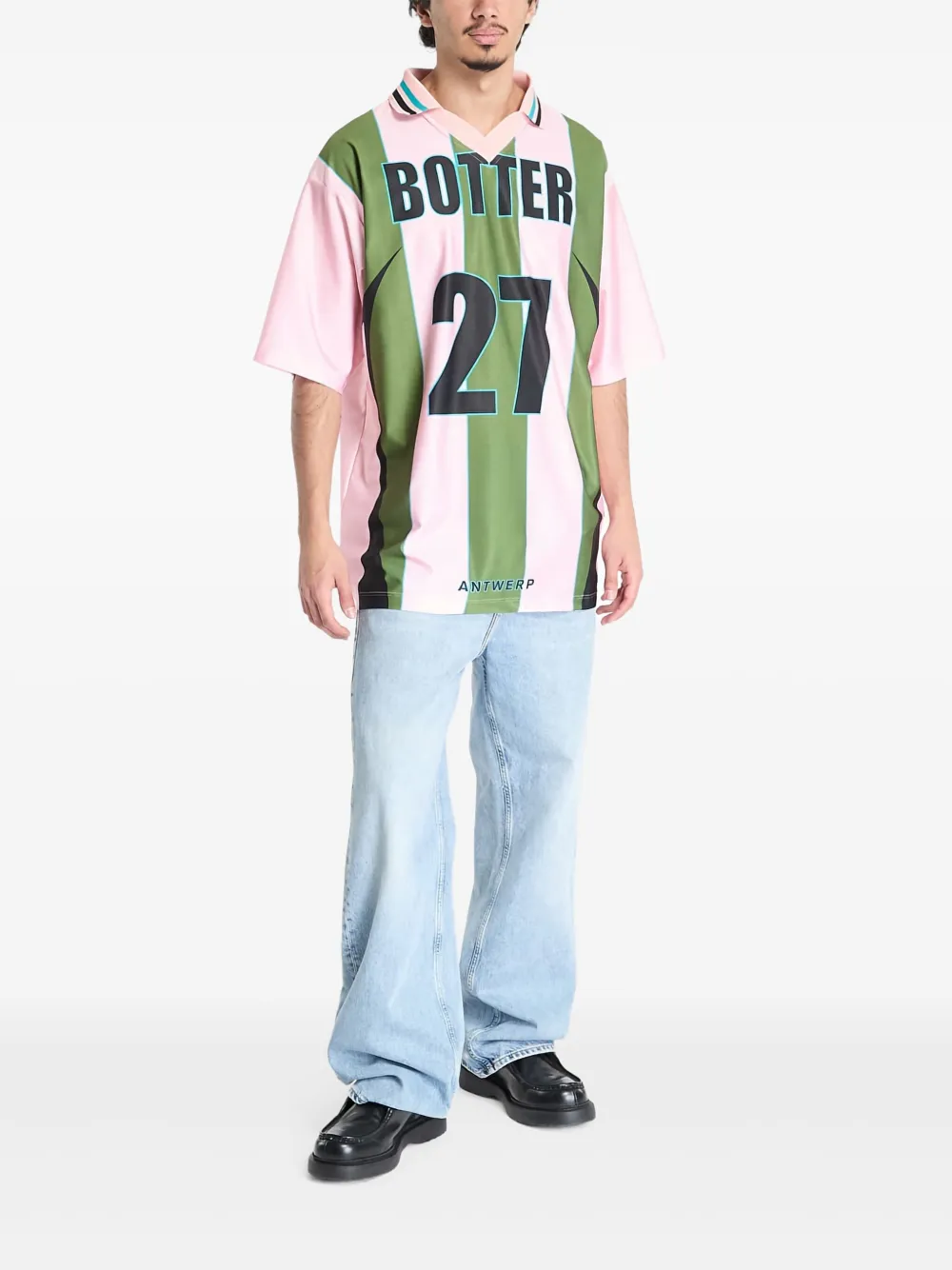 Reebok playera con motivo de rayas en colaboración con Botter | Playeras | Image 2