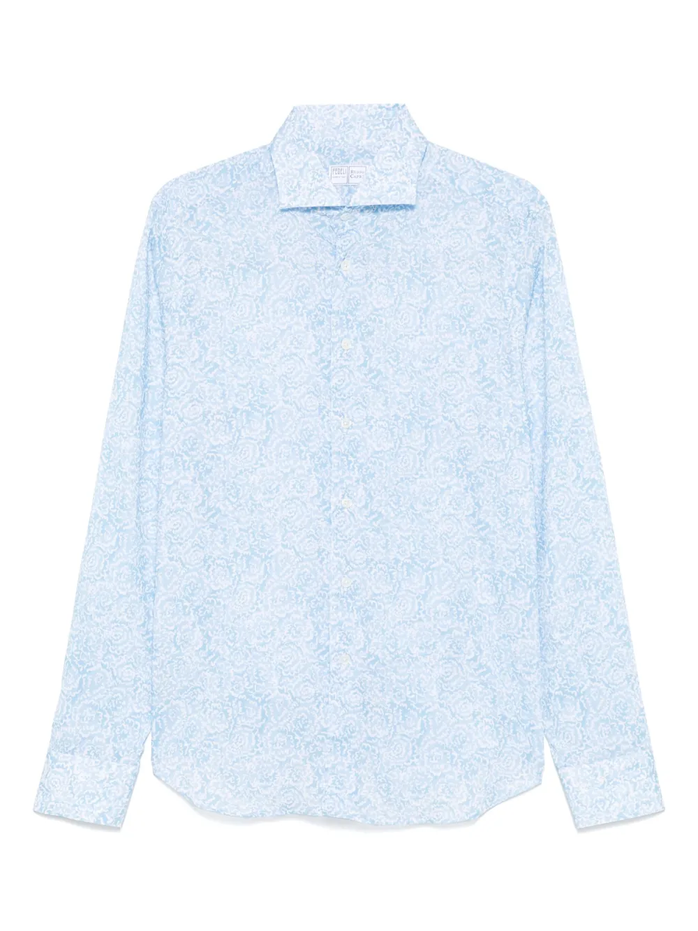 Fedeli chemise à fleurs | bleu | Image 1