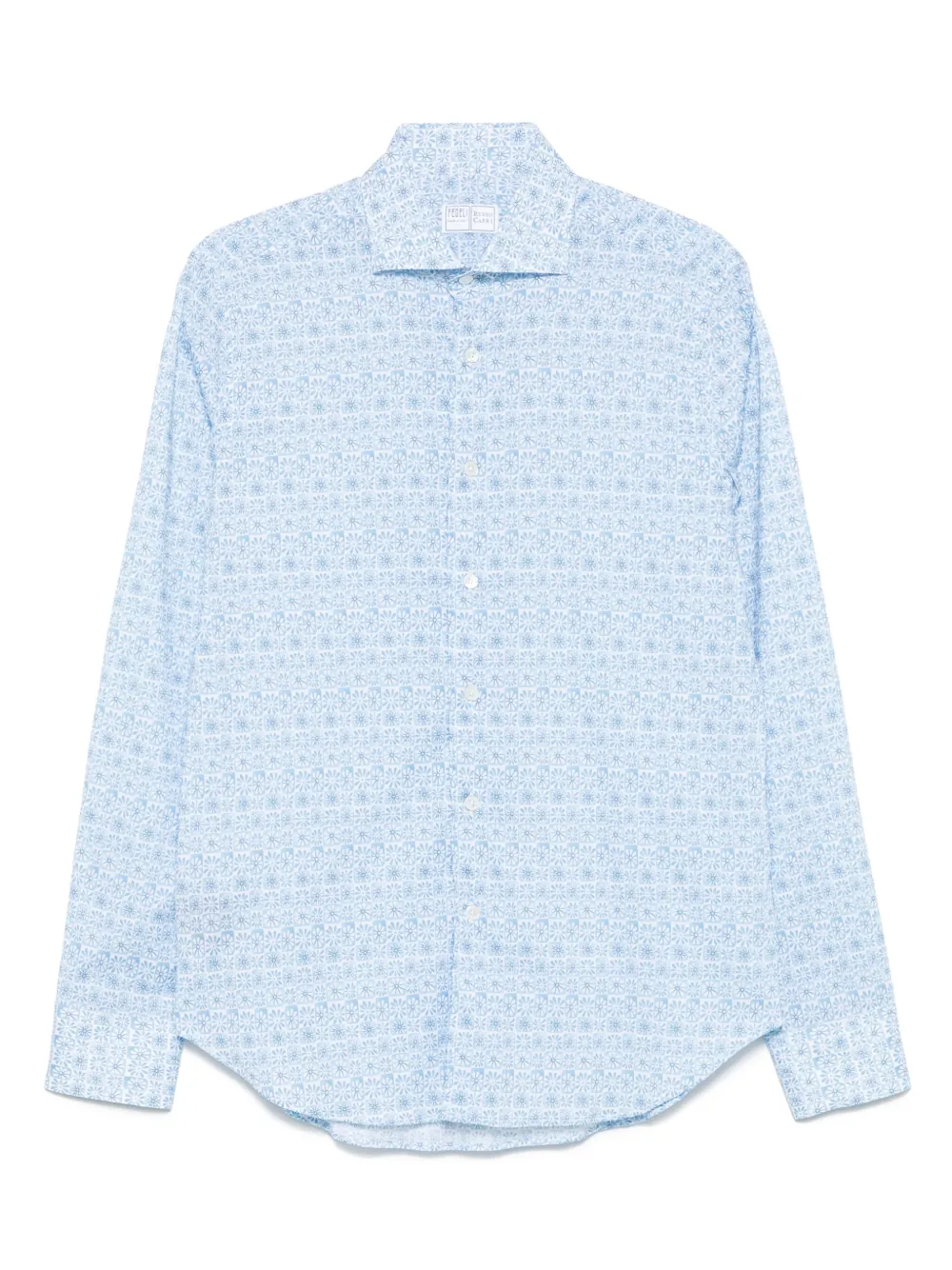 Fedeli Hemd mit Blumen-Print | Blau | Image 1
