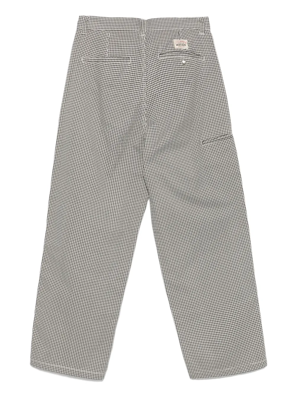 Stüssy Broek met pied-de-poule print - Wit