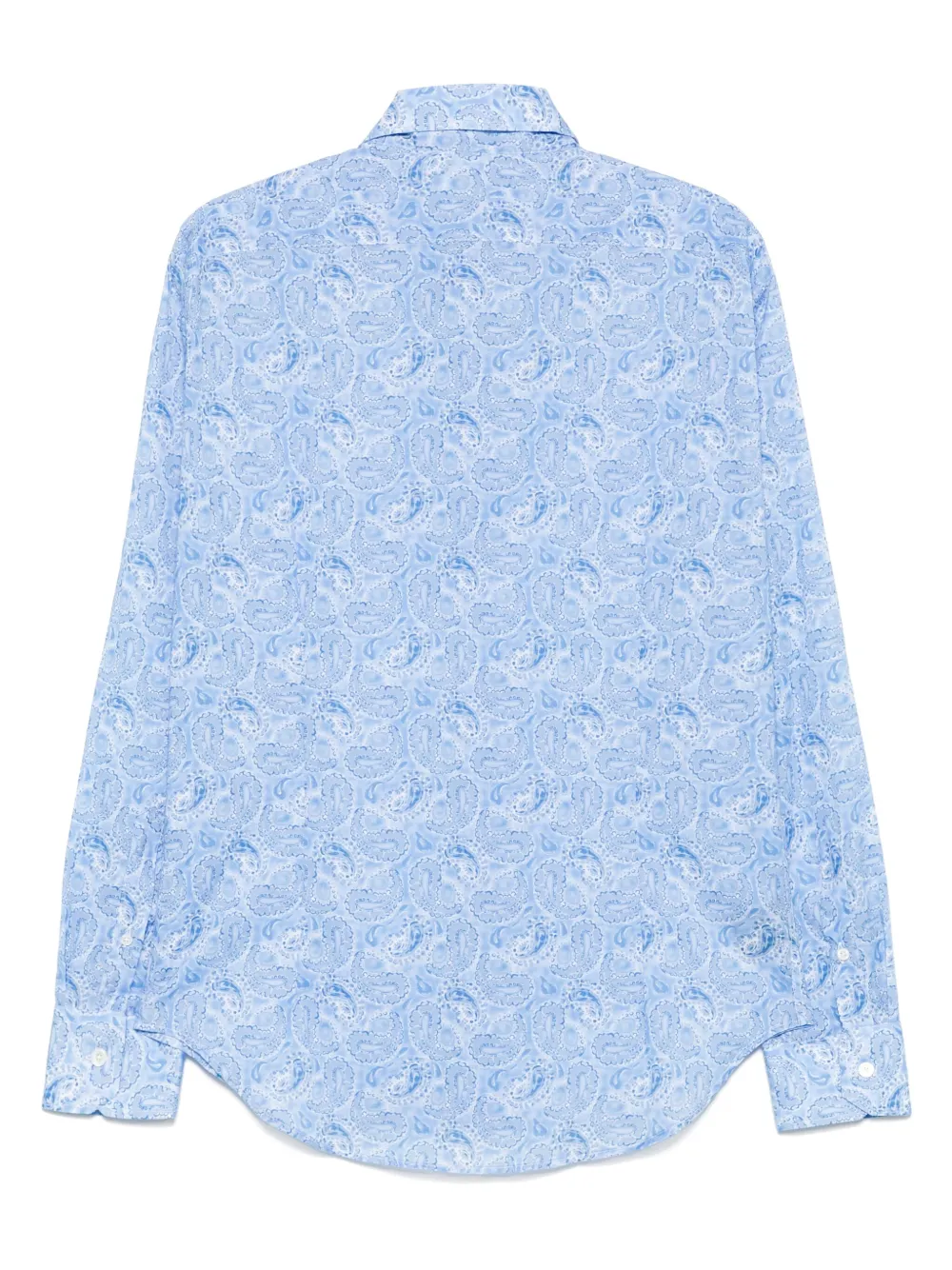 Fedeli paisley-print shirt - Blauw