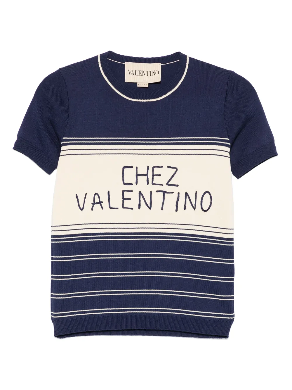 Valentino Garavani Katoenen T-shirt Blauw