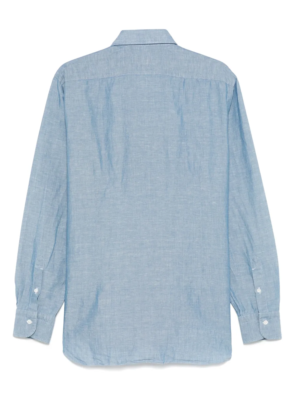 Barba cotton shirt - Blauw