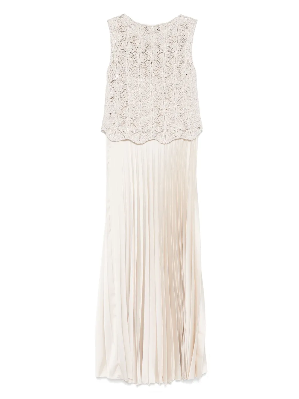 D.Exterior Gelaagde maxi-jurk - Beige
