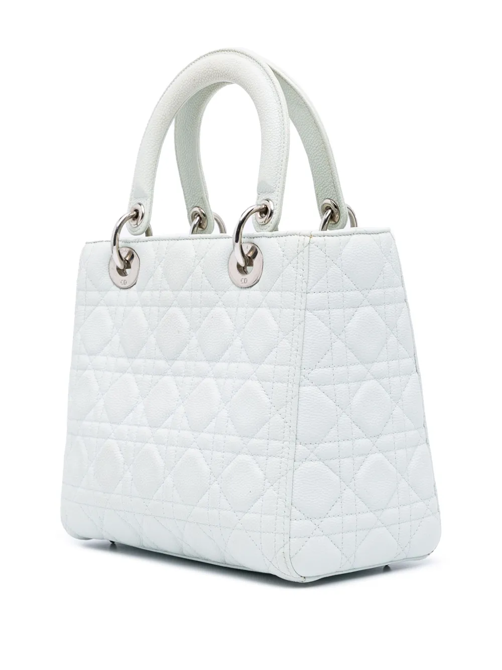 Christian Dior Pre-Owned 2015 Medium Grained Calfskin Cannage Lady Dior satchel | Pre-Owned | Image 2