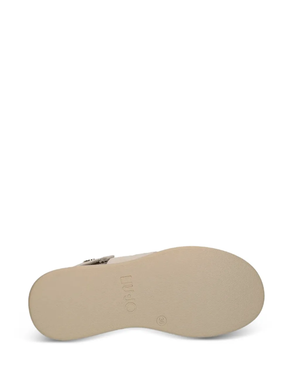 Liu •jo 45mm Suede Platform Sandals In Neutral