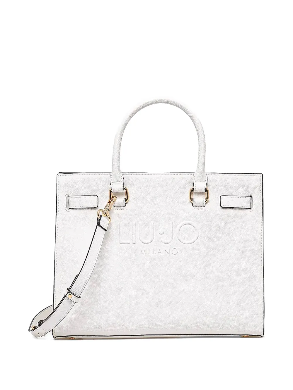 LIU JO sac à main à logo embossé | blanc | Image 1
