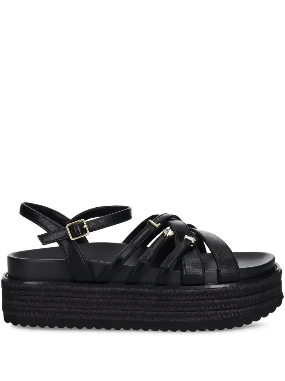 Liu •jo 50mm Platform Sandals In Black
