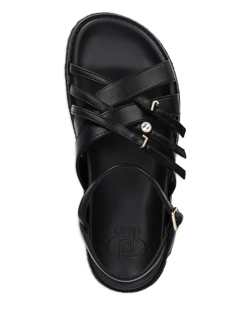 Liu •jo 50mm Platform Sandals In Black