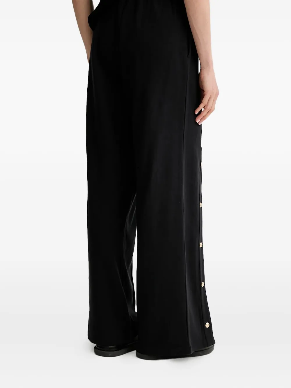 LIU JO Broek met knoopdetail Zwart
