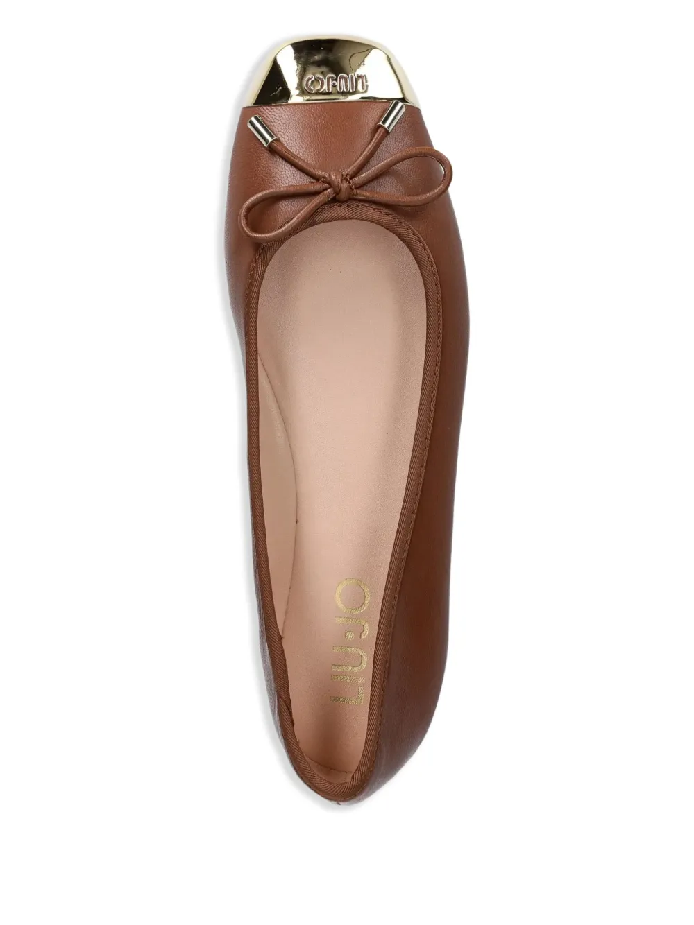 LIU JO leather ballet flats Brown