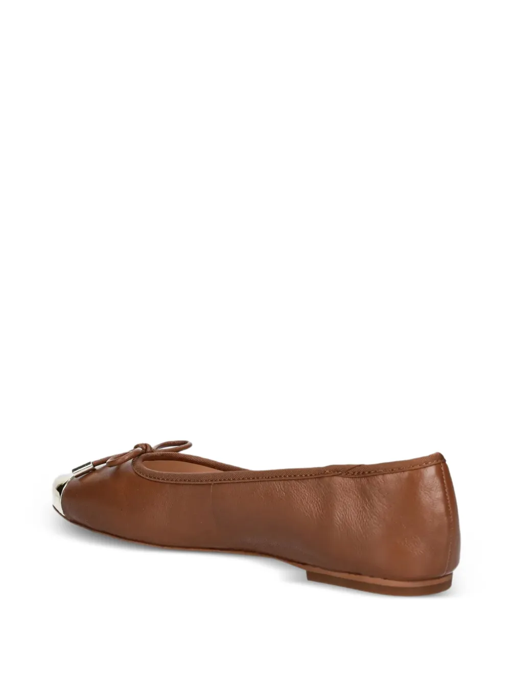 LIU JO leather ballet flats Brown