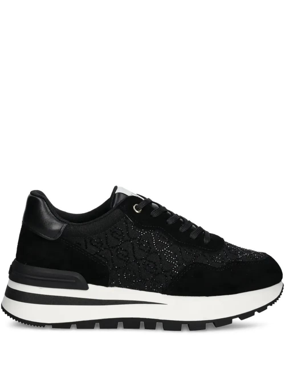 LIU JO rhinestone-embellished sneakers Black