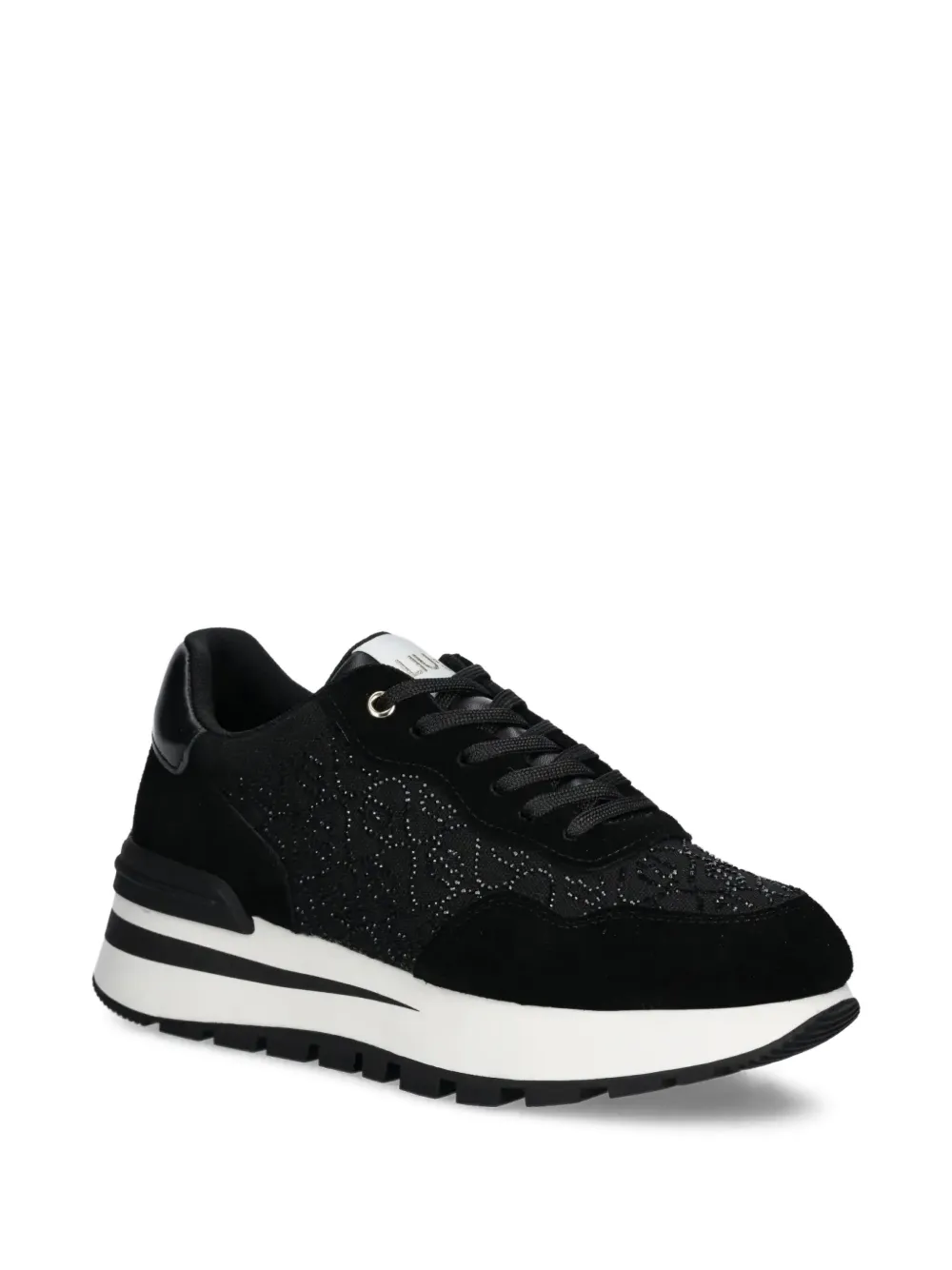 LIU JO rhinestone-embellished sneakers Black