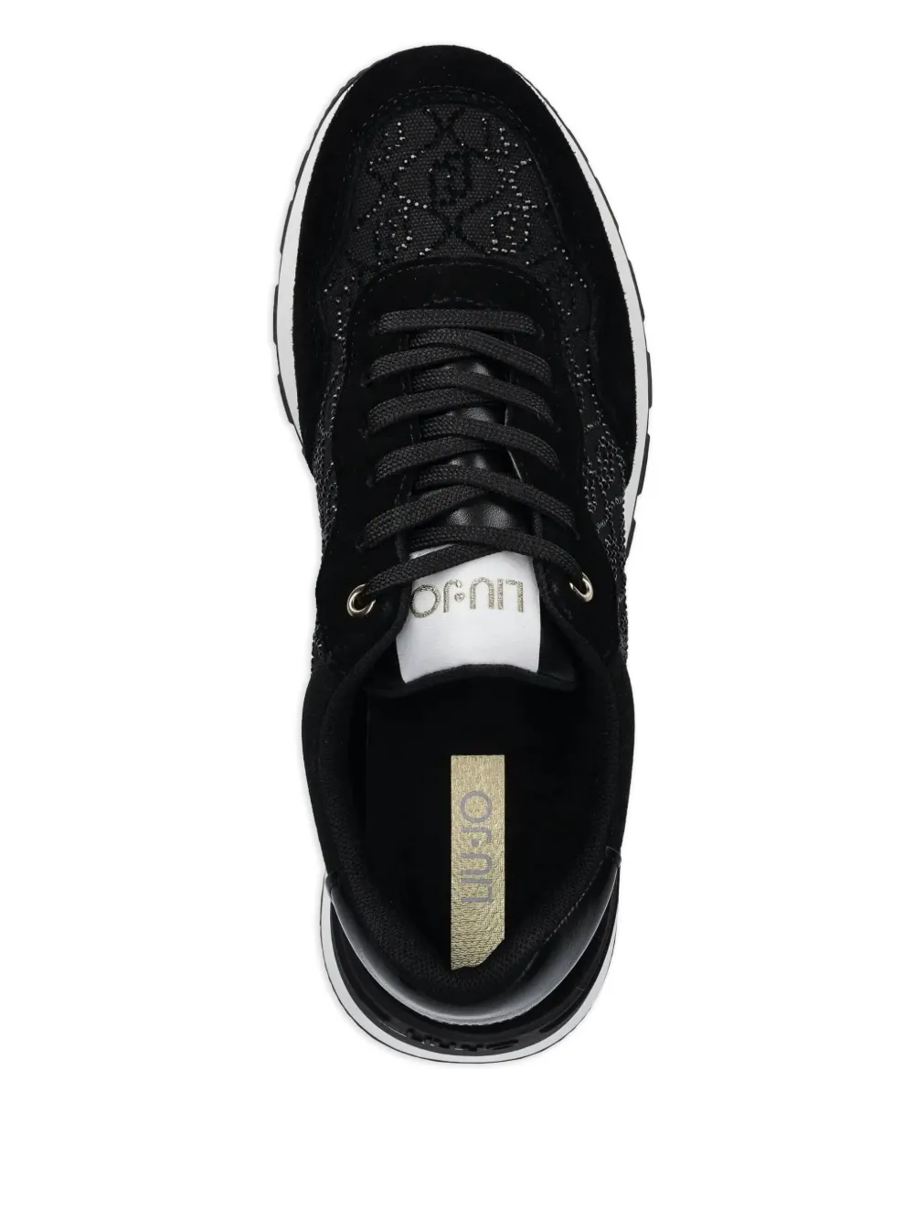 LIU JO rhinestone-embellished sneakers Black