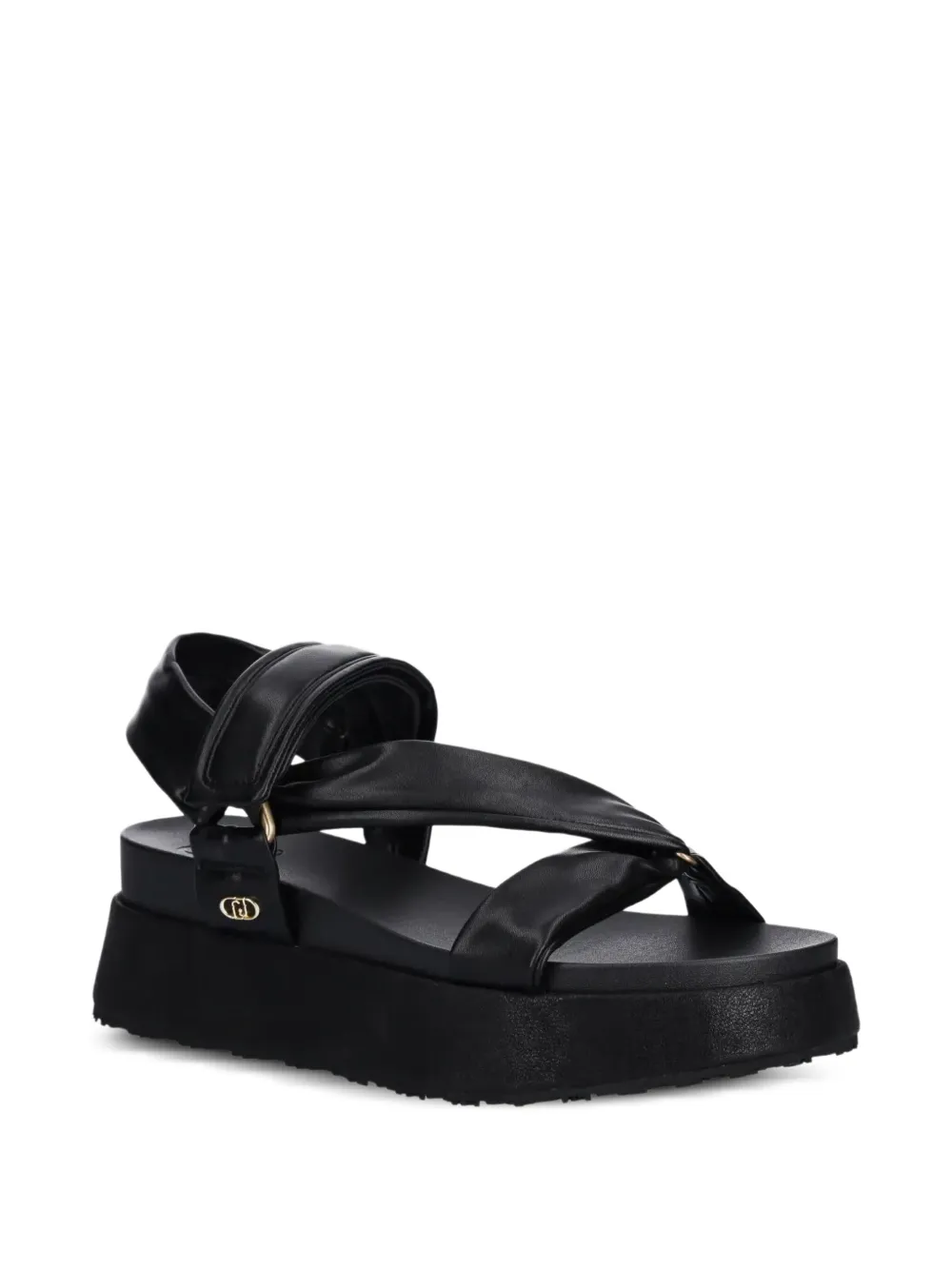 Liu •jo 65mm Platform Sandals In Black