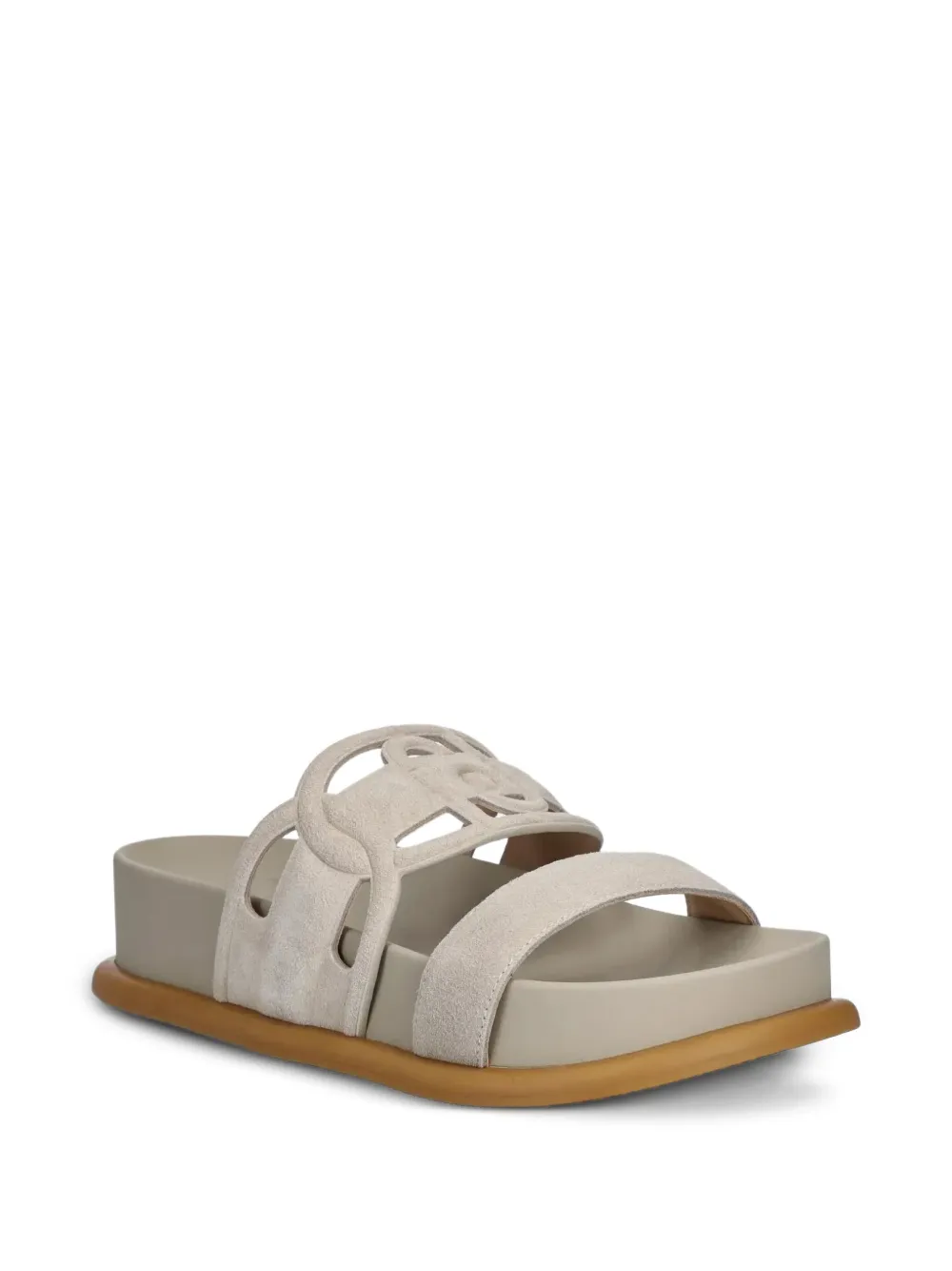 LIU JO Sandalen met logo Beige