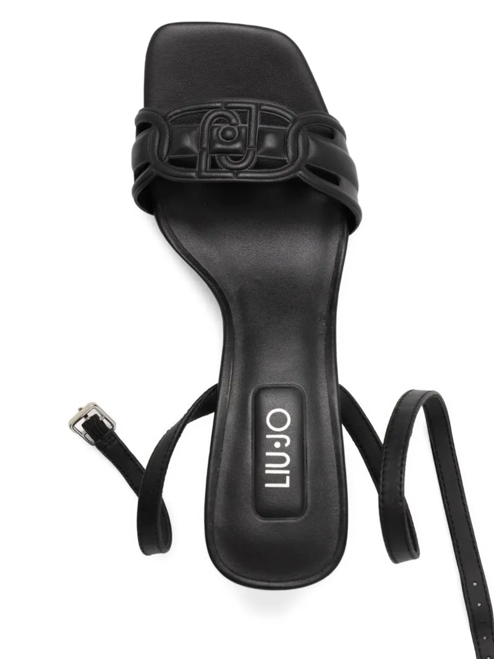 LIU JO 55mm leather sandals Black