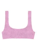 MC2 Saint Barth crinkle bikini top - Pink