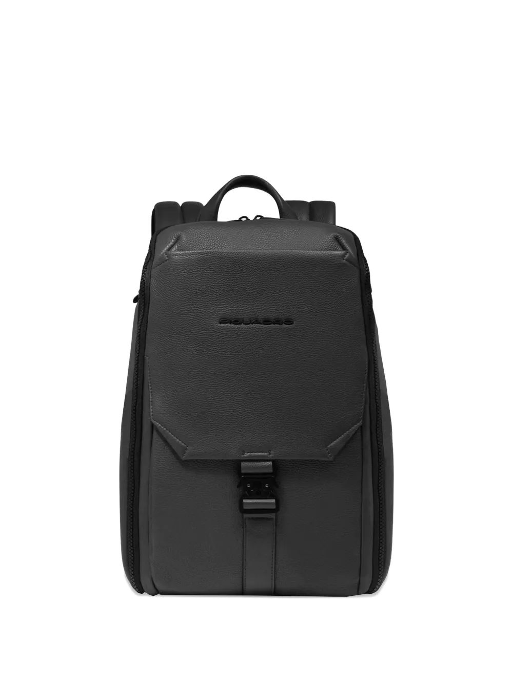 PIQUADRO mochila con logo en relieve | negro | Image 1