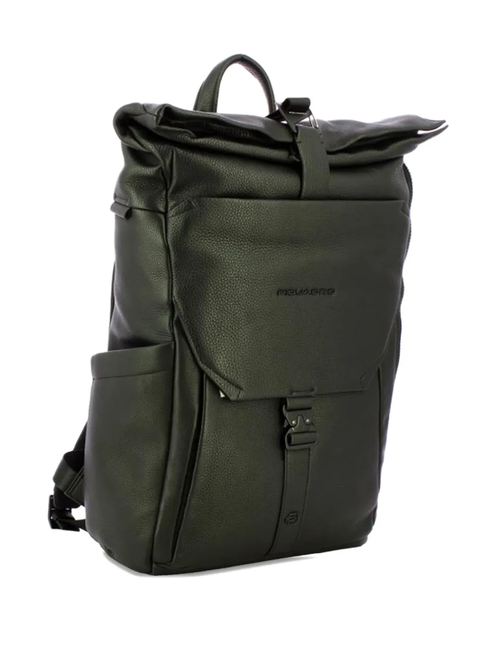 PIQUADRO Leren rugtas Zwart