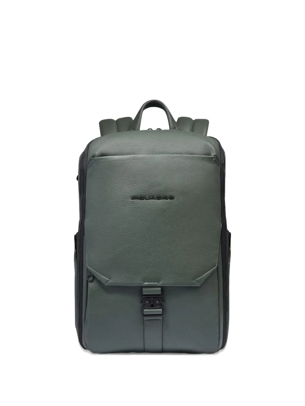 PIQUADRO mochila con logo en relieve | verde | Image 1