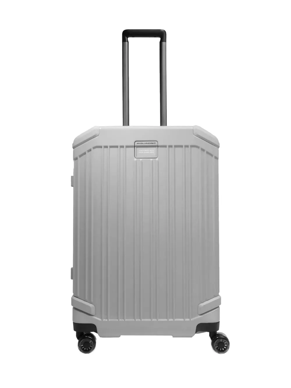 PIQUADRO Trolley tas met logopatch Wit