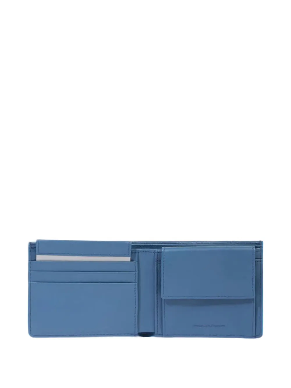 PIQUADRO Portemonnee met logo Blauw