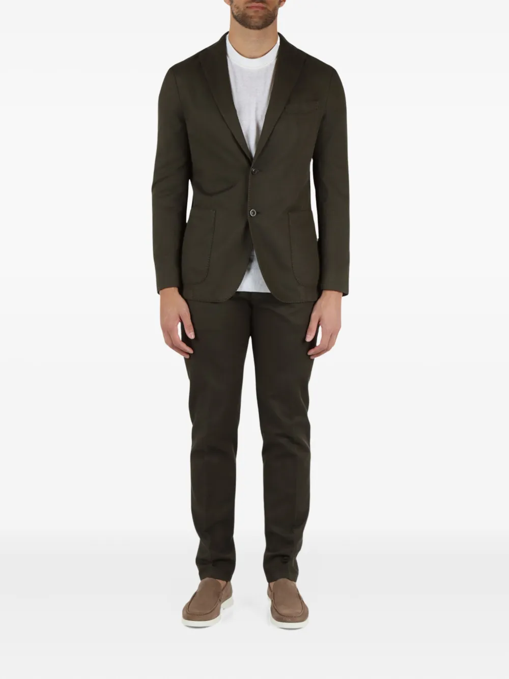 Boglioli traje con botones | verde | Image 1