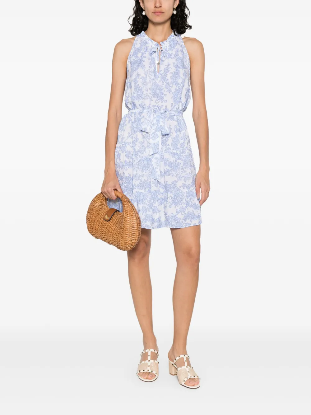 Heidi Klein Playa Paraiso mini-jurk - Wit