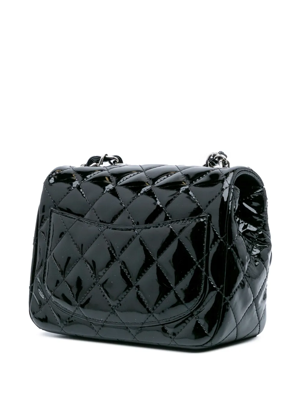 CHANEL Pre-Owned 2014-2015 Mini Square Classic Patent Single Flap crossbody bag | Pre-Owned | Image 2