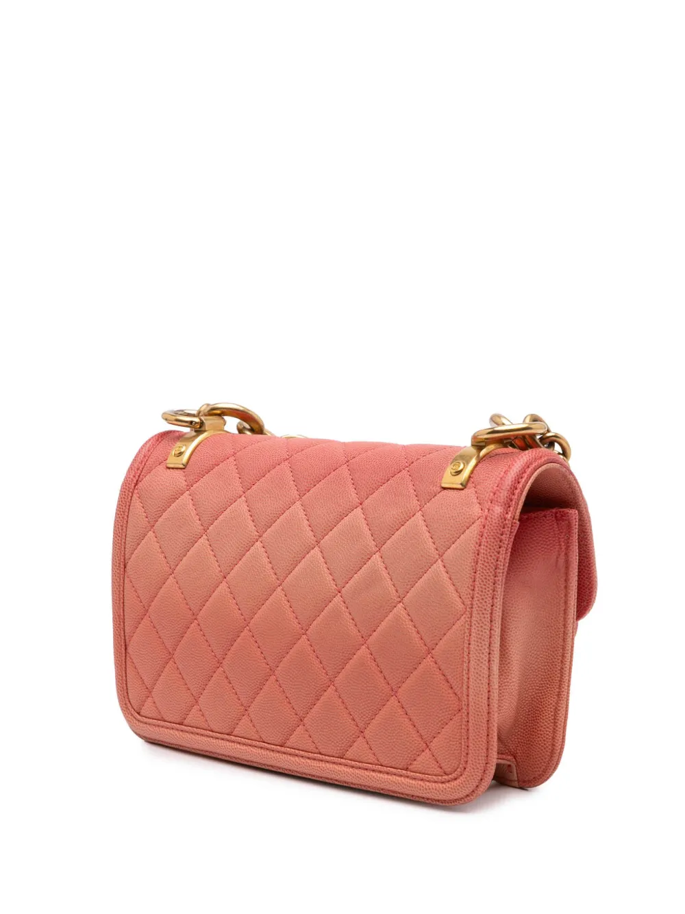 CHANEL Pre-Owned 2018-2019 Small Quilted Caviar Sunset On The Sea Flap satchel | Pre-Owned | Image 2