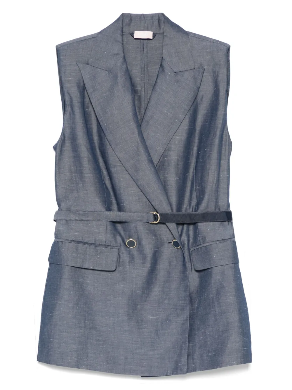 LIU JO chaleco con cinturón | azul | Image 1