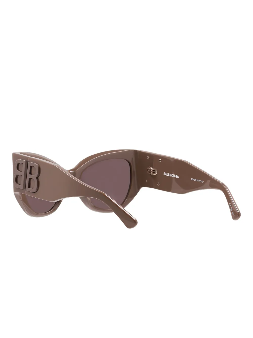 Balenciaga Eyewear Bossy logo cat-eye sunglasses Bruin