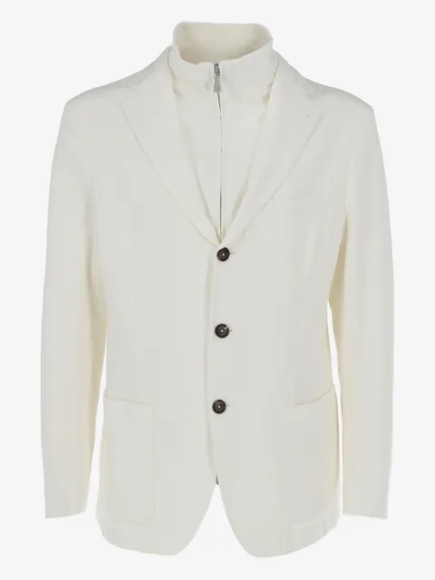 Eleventy blazer à détails de zips