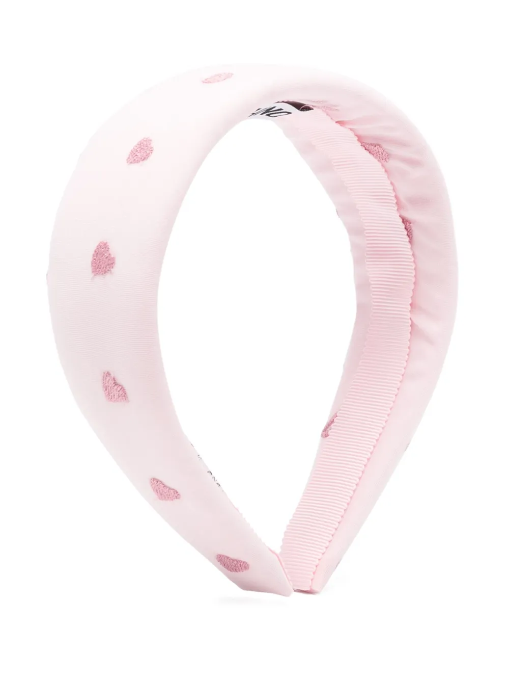 Moschino Kids Gewatteerde haarband Roze