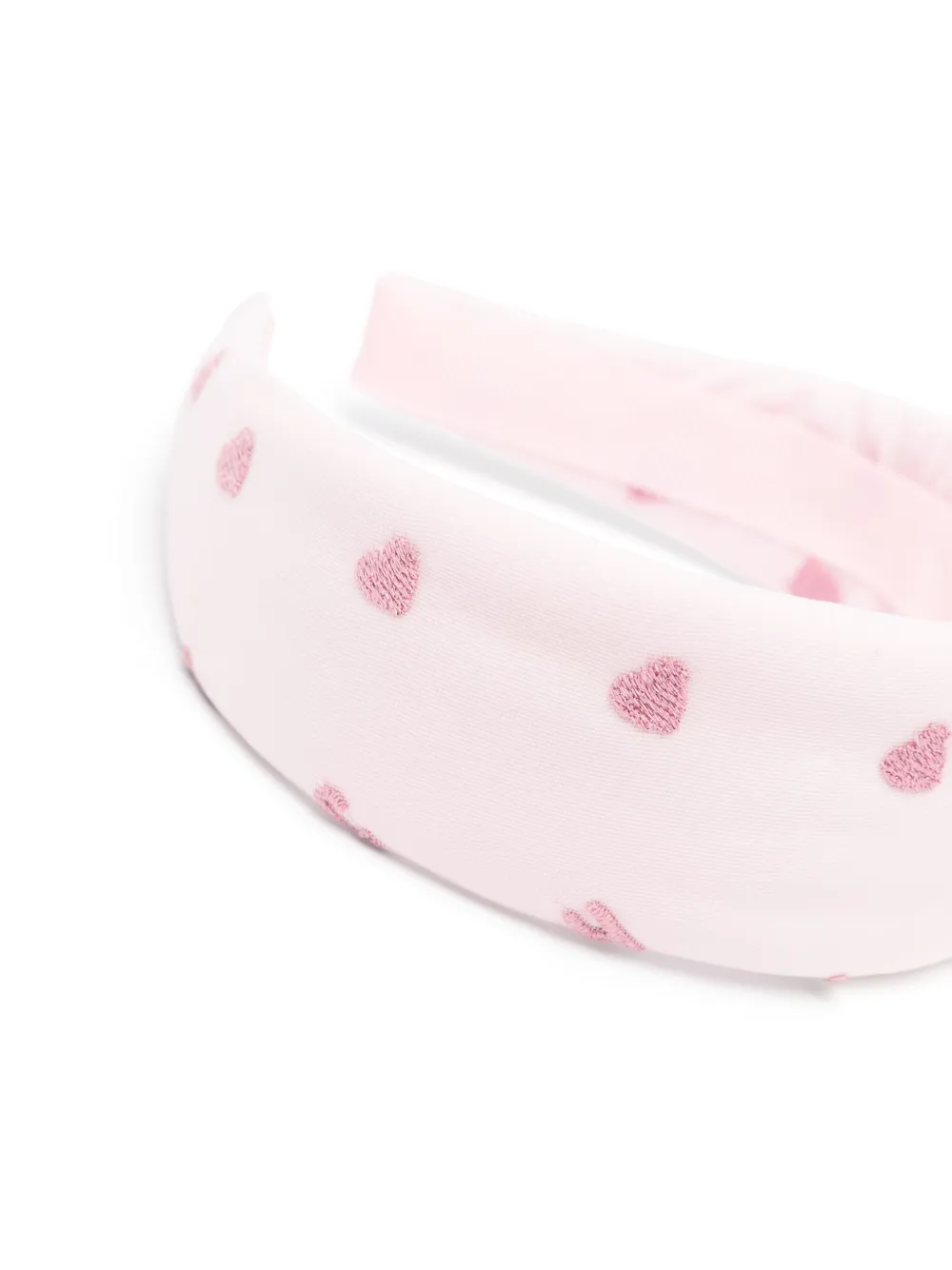 Moschino Kids Gewatteerde haarband Roze