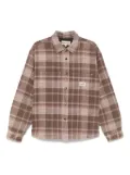 Stüssy plaid shirt jacket - Brown