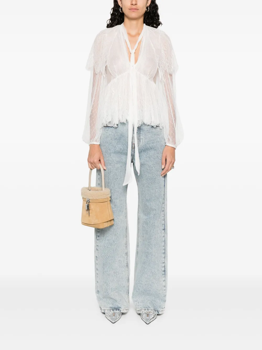 TWINSET Zijden blouse - Wit