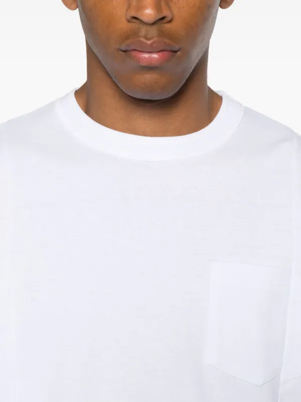Tシャツ・カットソー Sacai White Cotton T-Shirt sacai Embroidery T-Shirt | sacai Official Store サカイ