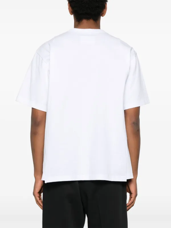 Sacai Cotton T-shirt | White | FARFETCH MY