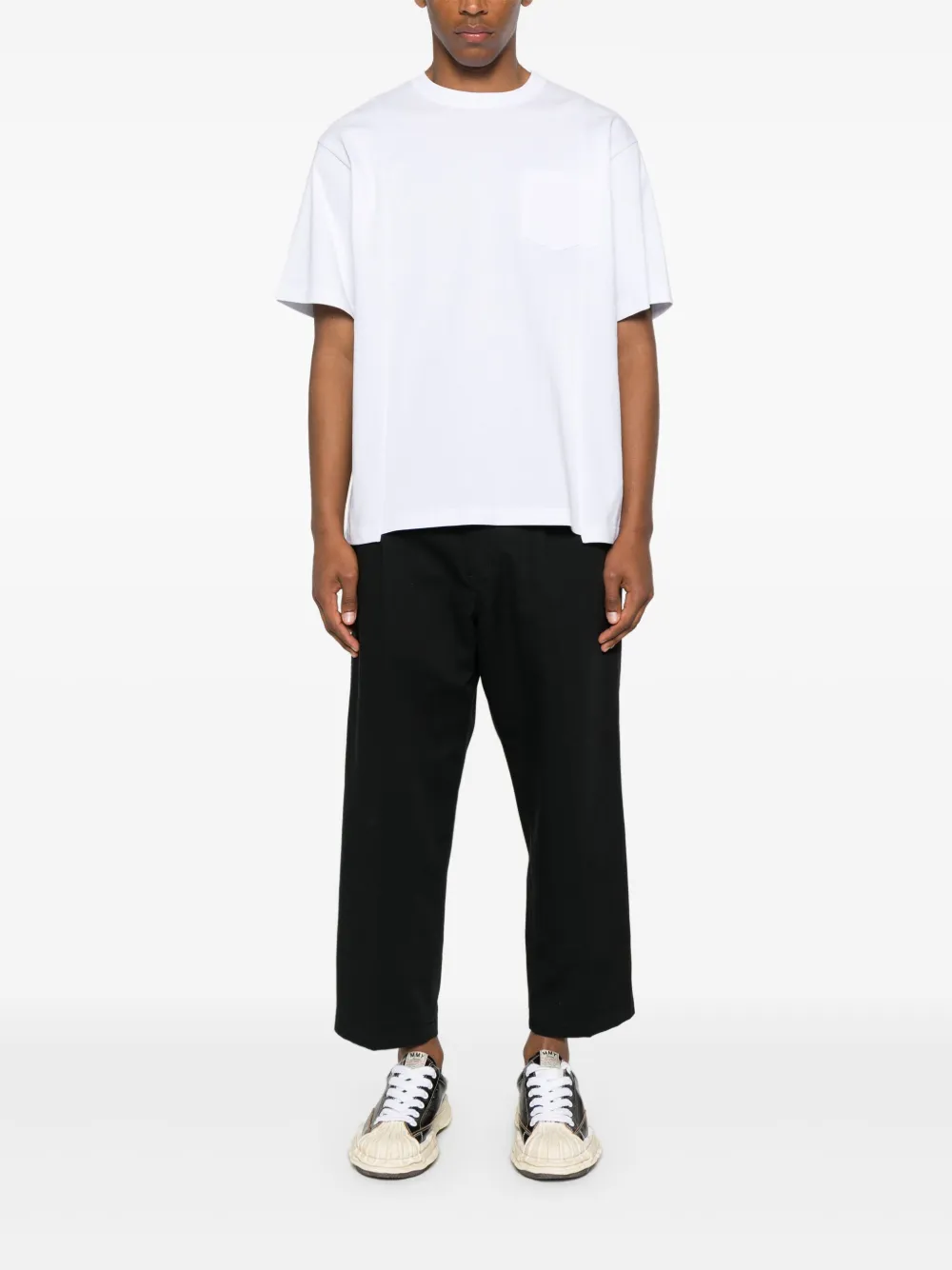 Sacai Katoenen T-shirt - Wit