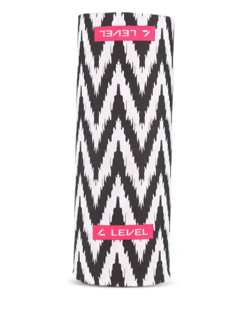 Level geometric-print neck warmer